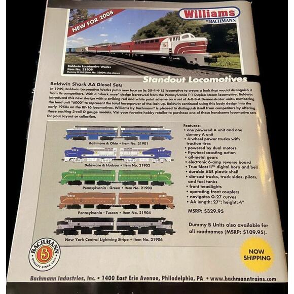 Classic Toy Trains December 2008 Train Set To Layout Working Drive In Theater - Picture 3 of 4